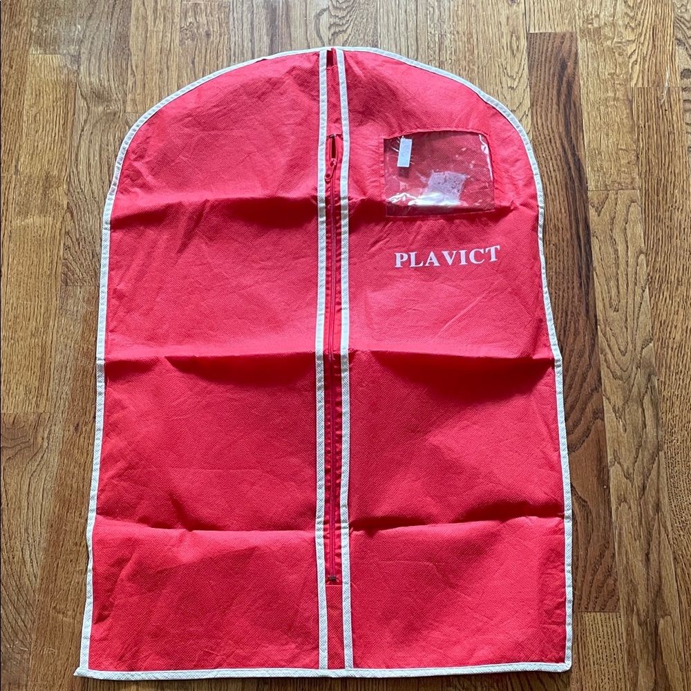 Red PLAVICT Garment Bag for Kids